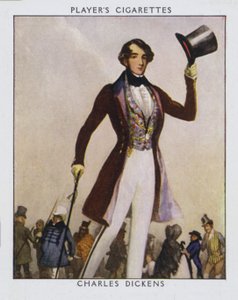 Charles Dickens (färg litho)