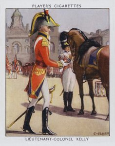 Överstelöjtnant Kelly (färg litho)