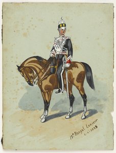 13:e Bengal Lancers, cirka 1914 av Christopher Clark