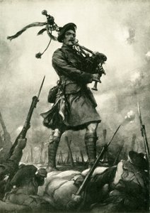 Hur Piper Laidlaw vann Victoria Cross den 25 september 1915, c1920.