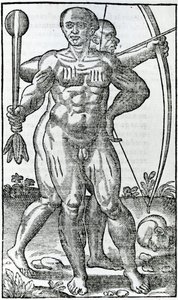 Två infödda från "la Hystoria general de las Indias" 1547