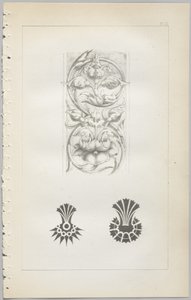 Konsten att dekorativ design: med en bilaga, som visar de timmar på dygnet då blommor öppnar, publicerad av Day & Son, London, 1862 av Christopher Dresser