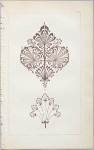Konsten att dekorativ design: med en bilaga, som visar de timmar på dygnet då blommor öppnar, publicerad av Day & Son, London, 1862 av Christopher Dresser