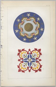 Konsten att dekorativ design: med en bilaga, som visar de timmar på dygnet då blommor öppnar, publicerad av Day & Son, London, 1862 av Christopher Dresser
