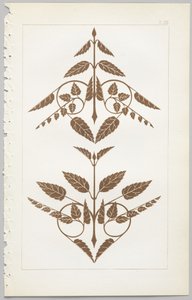 Konsten att dekorativ design: med en bilaga, som visar de timmar på dygnet då blommor öppnar, publicerad av Day & Son, London, 1862 av Christopher Dresser
