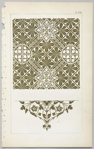 Konsten att dekorativ design: med en bilaga, som visar de timmar på dygnet då blommor öppnar, publicerad av Day & Son, London, 1862 av Christopher Dresser