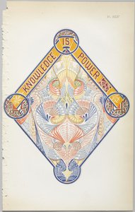 Konsten att dekorativ design: med en bilaga, som visar de timmar på dygnet då blommor öppnar, publicerad av Day & Son, London, 1862 av Christopher Dresser