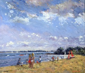 Evening, Carnac (olja på duk)