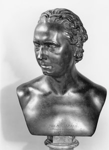 Byst av Jose Nicolas de Azara (1731-1805) 1773 (brons) (foto i svart)
