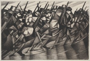 Återvänder till skyttegravarna av Christopher Richard Wynne Nevinson
