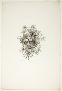 Bukett med vallmo, från en samling av olika blombuketter, uppfunnen och ritad av Jean Pillement och graverad av P. C. Canot av Christopher Norton