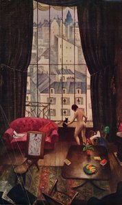 En studio i Montparnasse, c1926, 1935.