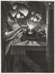 Acetylensvetsare, 1917