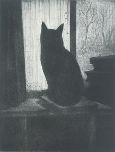 Le Chat, ca 1920 (etsning och akvatint)