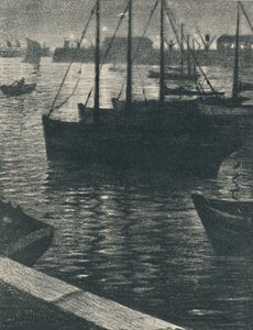 Hamnen, 1919 av Christopher Richard Wynne Nevinson