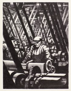 Att göra motorn av Christopher Richard Wynne Nevinson