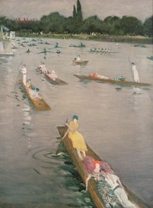 Regatta at Henley av Christopher Richard Wynne Nevinson