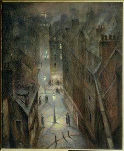 Soho Twilight, ca 1924