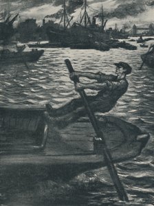 The Bargee, 1920 av Christopher Richard Wynne Nevinson