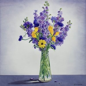 Blommor (akvarell på papper)