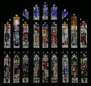 The Spirit of God: Chapter House-vindue af Christopher Whall, 1903 swed av Christopher Whall