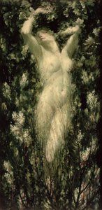 Blodeuwedd, ca 1925-30 (olja på duk)