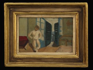 Pojke i sovrummet, ca 1920 av Christopher Wood