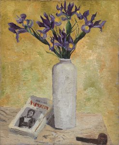 Iris i en lång vas av Christopher Wood