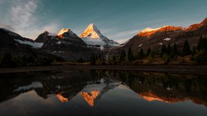 Spegling i Golden Mountain