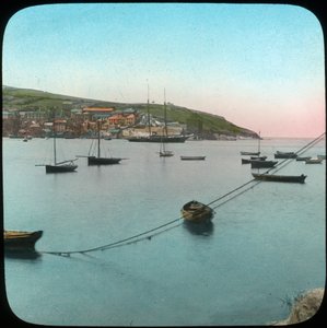 Polruan från Fowey, Cornwall, sent 1800- eller tidigt 1900-tal. av Church Army Lantern Department