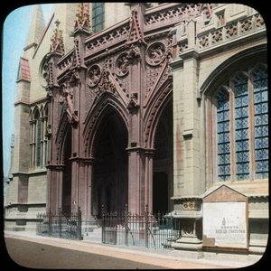Veranda till Truro Cathedral, Cornwall, tidigt 1900-tal. av Church Army Lantern Department