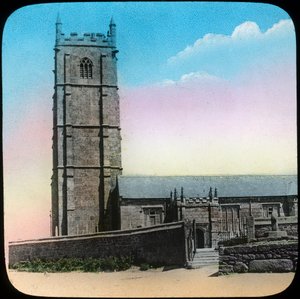 St Buryan Church, Cornwall, sent 1800-tal eller tidigt 1900-tal