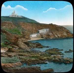 The Lizard Lighthouse, Cornwall, sent 1800-tal eller tidigt 1900-tal
