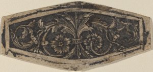 Prydnad i hexagonal form av Circle of Francesco Francia
