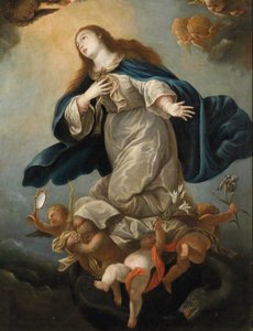 Maria Immaculata av Circle of Mateo Cerezo