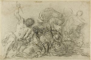 Massakern på de oskyldiga av Circle of Titian