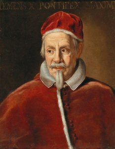 Porträtt av påven Clemens X 1590-1676, tidigt 1670-tal.