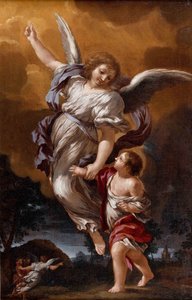 Skyddsängeln efter Pietro da Cortona