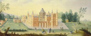 Kloster och slott i Egmond av Claes Jacobsz van der Heck
