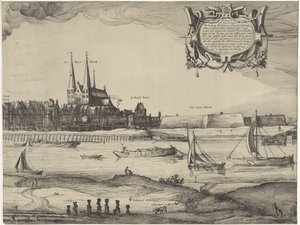 Profil för Deventer (Plate IV) av Claes Jansz. Visscher (II) (possibly)