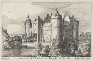 Utsikt över Muiderslot t