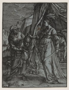 Judith med Holofernes huvud av Claes Jansz. Visscher