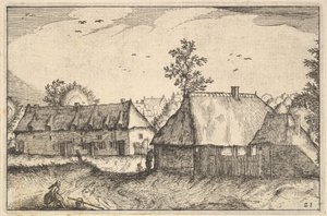 Stora bodar, skylt 21 från provinsen Brabant, ca. 1610 av Claes Jansz Visscher