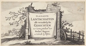 Titelsida för "Landskap med byar nära Amsterdam"