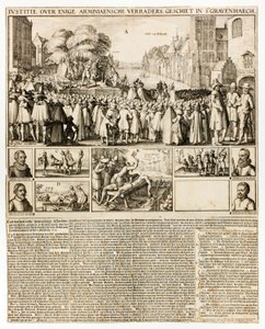 Avrättning av arminianer i Haag av Claes Jansz. Visscher II