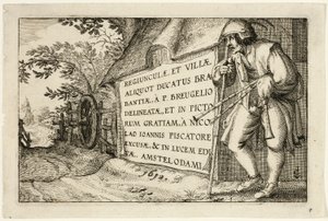 Titelsida, efter bilder av gårdar, lanthus och rustika byar (Praediorum villarum et rusticarum casularum icones)