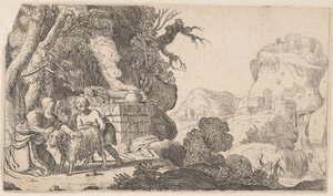 Abraham och Isak med offerväduren History of Abraham (serietitel)