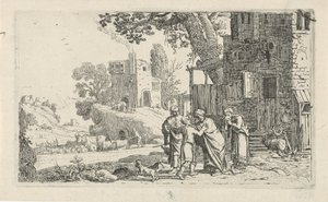 Tobias och ängeln säger hejdå till Tobit och Anna History of Tobias (serietitel)