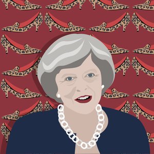 Theresa May och kattungehälen