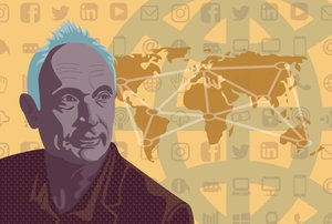 Tim Berners Lee av Claire Huntley
